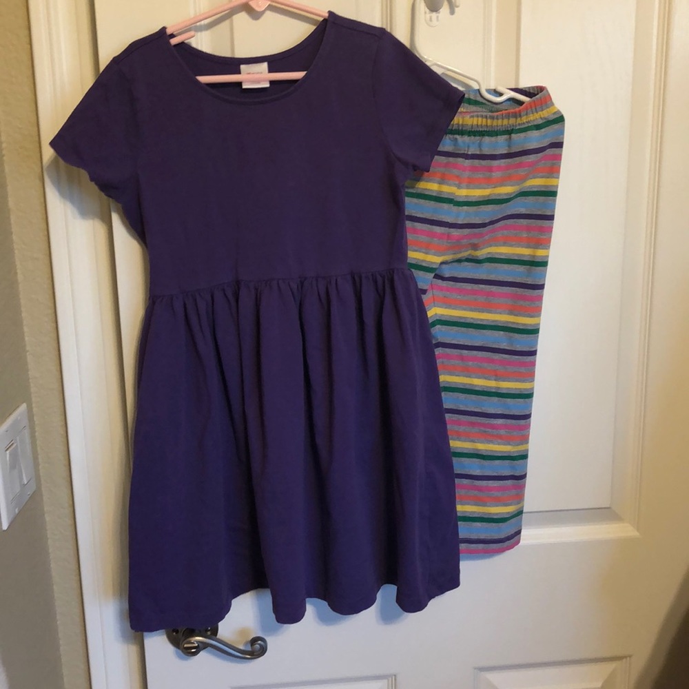 Colorful & fun top & capri eggings set